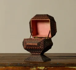 Pierce & Ward AMERICAN TRAMP ART LAYERED JEWELRY BOX | Boxes