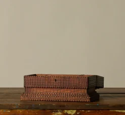 Pierce & Ward AMERICAN TRAMP ART WOODEN BOX WITH LATCH | Boxes