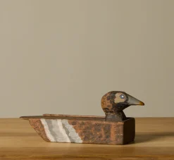 Pierce & Ward ANTIQUE PAINTED DUCK BOX | Boxes