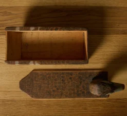 Pierce & Ward ANTIQUE PAINTED DUCK BOX | Boxes