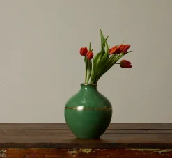 Pierce & Ward ART DECO BOCHE FERES EARTHWARE VASE | Vessels