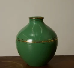 Pierce & Ward ART DECO BOCHE FERES EARTHWARE VASE | Vessels