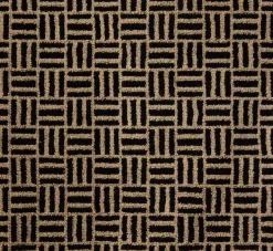 Pierce & Ward BAINA TORRENS HAND TOWEL IN SAND & NOIR | Bed + Bath