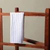 Pierce & Ward BELMONT STRIPE LINEN TEA TOWEL IN EARTH | Kitchen