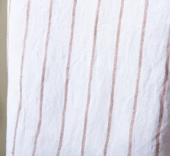 Pierce & Ward BELMONT STRIPE LINEN TEA TOWEL IN EARTH | Kitchen
