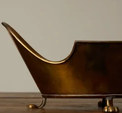 Pierce & Ward BRASS CLAW FOOTED BOWL | Vessels