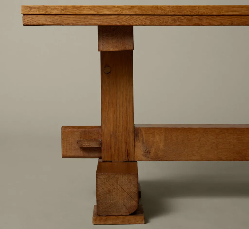Pierce & Ward BRUTALIST SCANDINAVIAN OAK COFFEE TABLE | Furniture