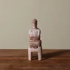 Pierce & Ward BUST OF MAN WITH LACE BOX BY GAYSER | Ceramics | Boxes
