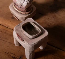 Pierce & Ward BUST OF MAN WITH LACE BOX BY GAYSER | Ceramics | Boxes
