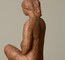 Pierce & Ward CERAMIC SEATED WOMAN FIGURE | Objets D'Art