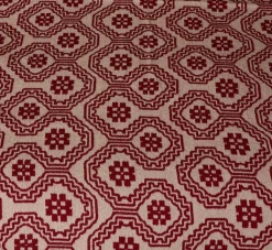 Pierce & Ward CERPA BLANKET IN CRIMSON RED 94" X 106" | Bed + Bath