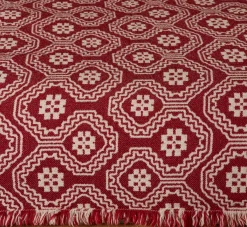 Pierce & Ward CERPA BLANKET IN CRIMSON RED 91