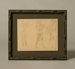 Pierce & Ward CIRCA 1910 NUDE FIGURAL STUDY BY EDOARDO DE ALBERTIS (1874-1950) | Art