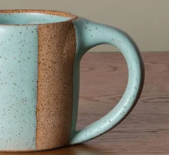 Pierce & Ward COFFEE MUG BY SALT CERAMICS IN POOLSIDE STRIPE | Kitchen