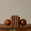 Pierce & Ward DUTCH ART DECO WOOD BOOKENDS | Books & Bookends