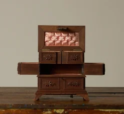 Pierce & Ward EARLY 20TH CENTURY BLACK FOREST CARVED MUSIC BOX | Boxes
