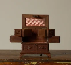 Pierce & Ward EARLY 20TH CENTURY BLACK FOREST CARVED MUSIC BOX | Boxes