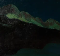 Pierce & Ward EARLY 20TH CENTURY ITALIAN MOONLIT ALPS | Art