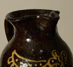 Pierce & Ward EARTHENWARE FOLK ART PITCHER | Ceramics | Vessels