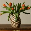 Pierce & Ward EARTHENWARE FOLK ART SWIRL JUG II | Ceramics | Vessels