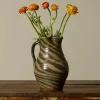 Pierce & Ward EARTHENWARE FOLK ART SWIRL JUG IV | Ceramics | Vessels