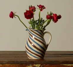 Pierce & Ward EARTHENWARE FOLK ART SWIRL JUG I | Ceramics | Vessels