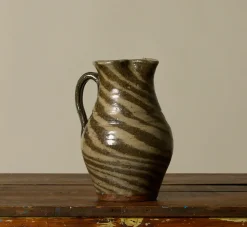 Pierce & Ward EARTHENWARE FOLK ART SWIRL JUG IV | Ceramics | Vessels