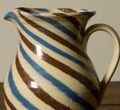 Pierce & Ward EARTHENWARE FOLK ART SWIRL JUG I | Ceramics | Vessels