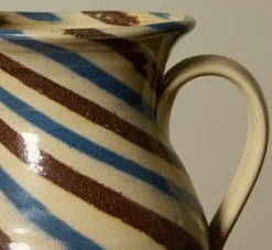 Pierce & Ward EARTHENWARE FOLK ART SWIRL JUG I | Ceramics | Vessels