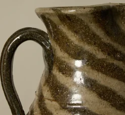Pierce & Ward EARTHENWARE FOLK ART SWIRL JUG IV | Ceramics | Vessels