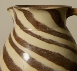 Pierce & Ward EARTHENWARE FOLK ART SWIRL JUG II | Ceramics | Vessels