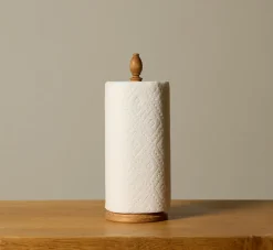 Pierce & Ward ENGLISH OAK KITCHEN PAPER TOWEL STAND | Kitchen