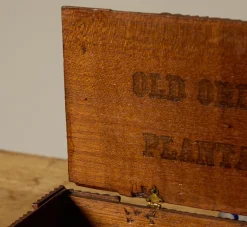 Pierce & Ward HAND-CARVED PYRAMID TRAMP ART BOX | Boxes