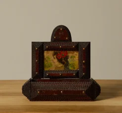 Pierce & Ward HAND-CARVED TRAMP ART LETTER BOX | Boxes