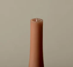 Pierce & Ward HANDS CHIMNEY CANDLE IN BLUSH | Candlesticks & Candles