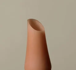 Pierce & Ward HANDS VASE CANDLE IN BLUSH | Candlesticks & Candles