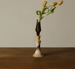 Pierce & Ward HANDS VASE CANDLE IN DARK | Candlesticks & Candles