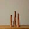 Pierce & Ward HANDS WOBBLE CANDLE SET IN BLUSH | Candlesticks & Candles