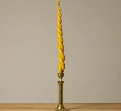 Pierce & Ward IL BUCO VITA COLOSSAL DOUBLE WICK TWISTED BEESWAX CANDLE | Candlesticks & Candles
