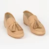 Pierce & Ward JAMIE HALLER X PW TASSEL LOAFER CAMEL | Collaborations