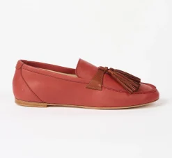 Pierce & Ward JAMIE HALLER X PW TASSEL LOAFER RED | Collaborations