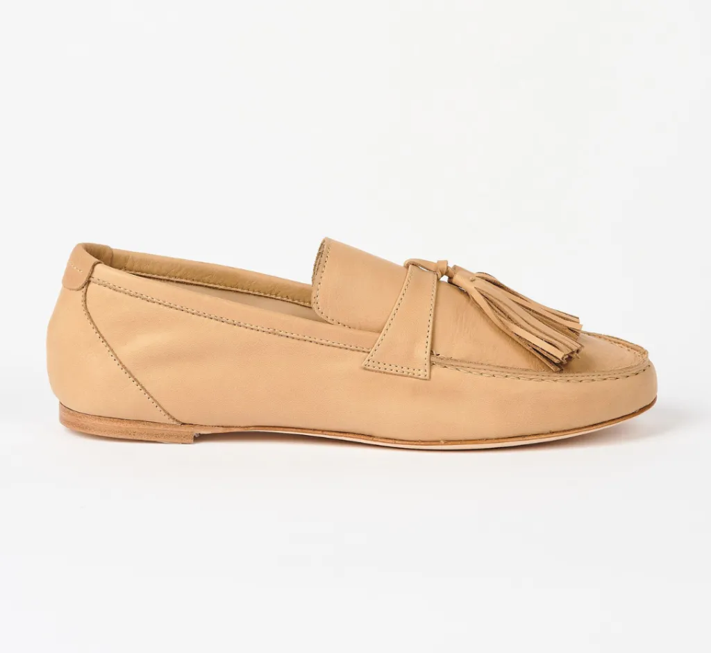 Pierce & Ward JAMIE HALLER X PW TASSEL LOAFER CAMEL | Collaborations