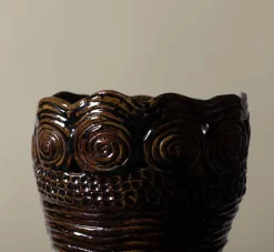 Pierce & Ward LARGE VINTAGE BRUTALIST COIL VASE | Ceramics | Vessels