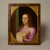 Pierce & Ward LATE 1800'S ITALIAN PORTRAIT OF ST. AGNES | Art