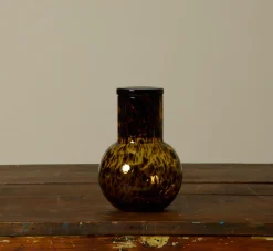 Pierce & Ward LAUSANNE HAND BLOWN TORTOISE SHELL ROUND CARAFE | Kitchen