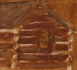 Pierce & Ward LOG CABIN BY JIMMY LEE SUDDUTH | Art
