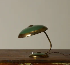 Pierce & Ward MID CENTURY BAUHAUS GREEN "SECRETARY "LAMP | Lighting