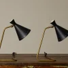 Pierce & Ward MID CENTURY ITALIAN BRASS TABLE LAMP | Lighting