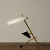 Pierce & Ward 1960 MID CENTURY ITALIAN TABLE LAMP IN NOIR | Lighting