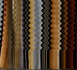 Pierce & Ward MISSONI GIACOMO BLACK STRIPE BATH SHEET | Bed + Bath